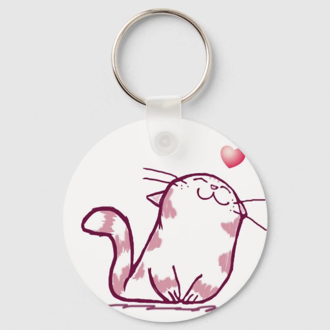Kitty Liebe Schlüsselanhänger (Vorderseite)