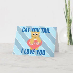 Kitty Lieben Valentinstag Feiertagskarte
