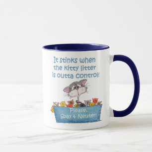 Kitty Litter Stinks Tasse