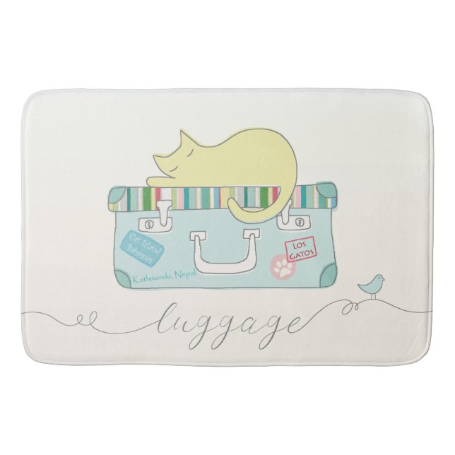 Kitty Luggage Mat Badematte (Vorderseite)