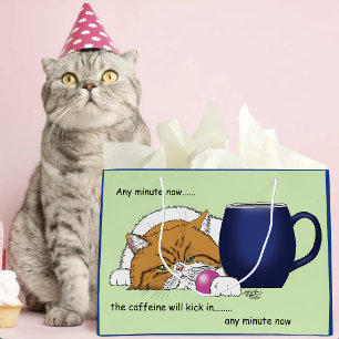 Kitty NEEDS Caffeine Große Geschenktüte