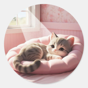 Kitty Nickerchen Sticker