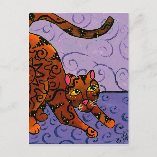 Kitty of the Rising Sun Postkarte (Vorderseite)