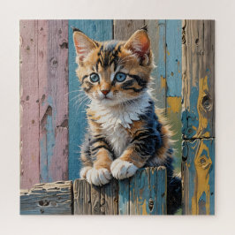 Kitty on a Fence Puzzle