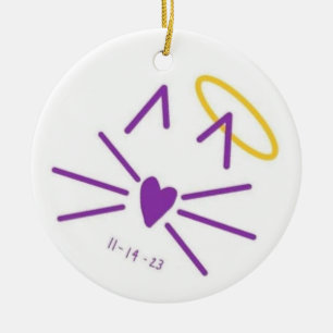 Kitty-Ornament in Erinnerung an JDW Keramik Ornament