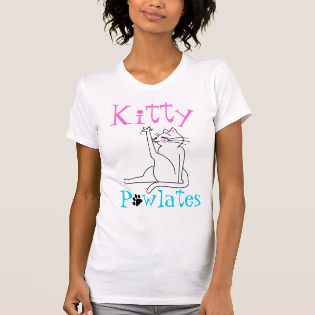 Kitty PAWlates T - Shirt (Vorderseite)