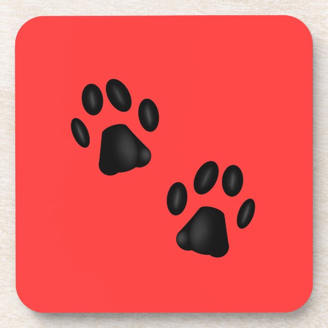 Kitty Paws Untersetzer (Vorderseite)