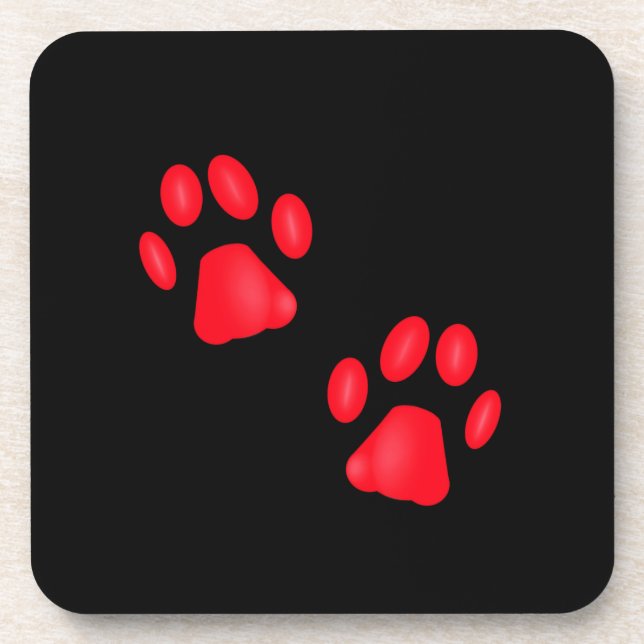 Kitty Paws Untersetzer (Vorderseite)
