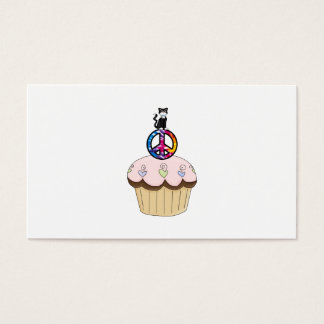 Kitty Peace Cupcake
