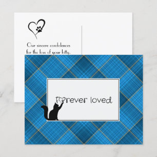 Kitty Pet Loss Beileid von Vet Postkarte