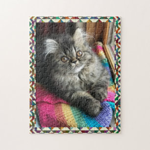 Kitty Quilter Tabletop Herausforderung Jigsaw Puzz Puzzle