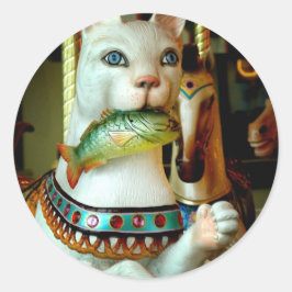 Kitty Runder Aufkleber