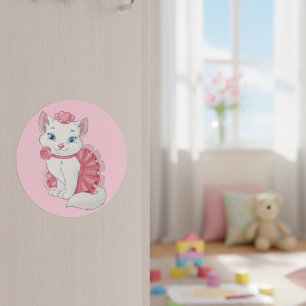 Kitty Runder Aufkleber