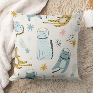 Kitty Seamless Pattern Kissen