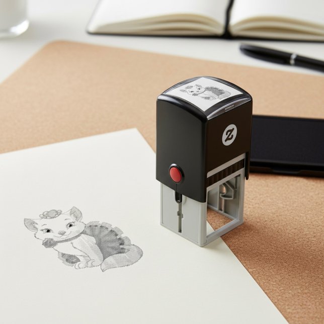 Kitty Self-Inking Briefmarke Permastempel (Von Creator hochgeladen)