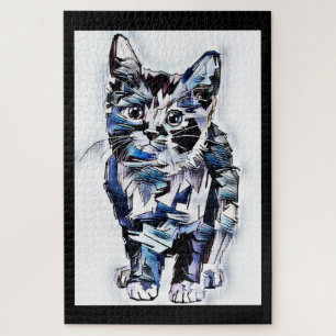 Kitty Sketch Puzzle