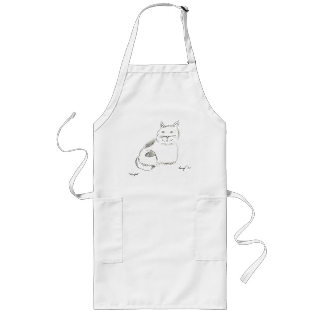 Kitty Sketch Schürze (Vorne)
