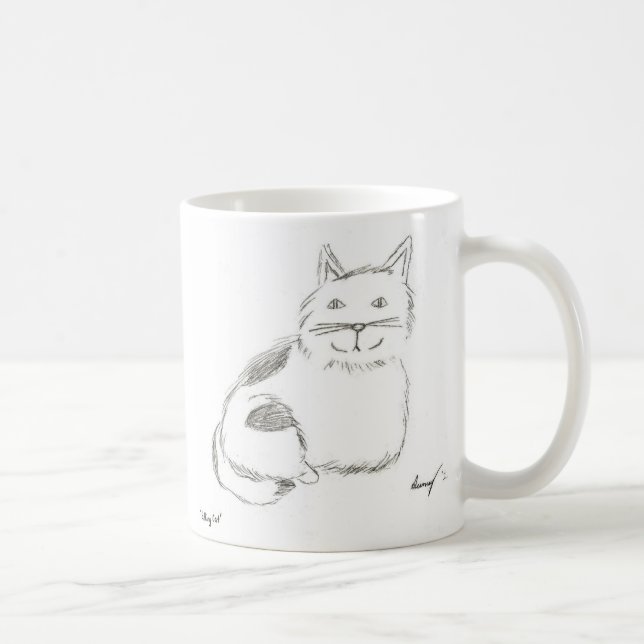 Kitty Sketch Tasse (Rechts)