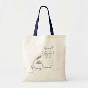 Kitty Sketch Tote Bag Tragetasche