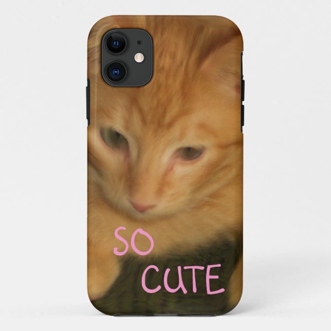 Kitty "SO NIEDLICH" iPhone 5 Fall Case-Mate iPhone Hülle (Rückseite)