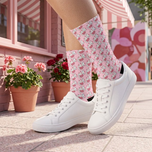 Kitty Socks Socken (Von Creator hochgeladen)