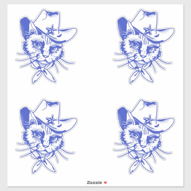 Kitty Sticker (Blatt)