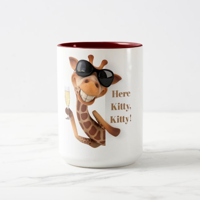 Kitty-Tasse Zweifarbige Tasse (Mittel)