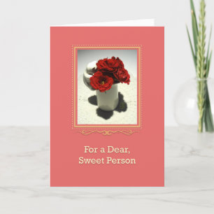 Kitty & Tea Rose Sehr geehrte Person Karte