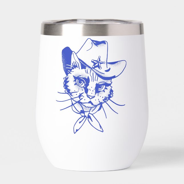 Kitty Thermal-Weinbecher (Rückseite)