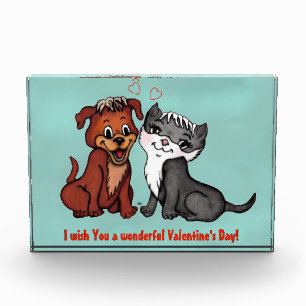 Kitty und Puppy Fotoblock