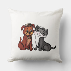 Kitty und Puppy Kissen