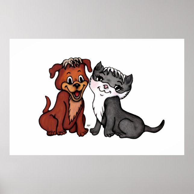 Kitty und Puppy Poster (Vorne)