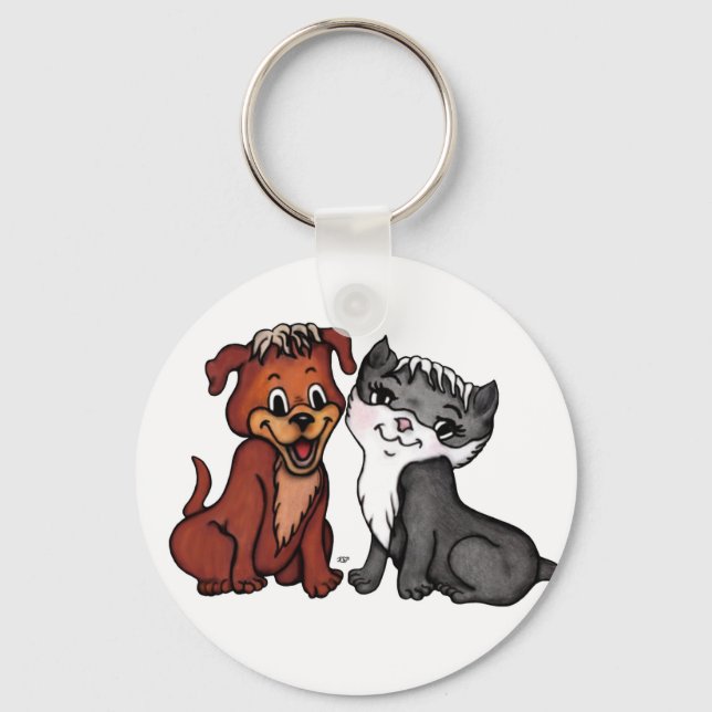 Kitty und Puppy Schlüsselanhänger (Vorderseite)