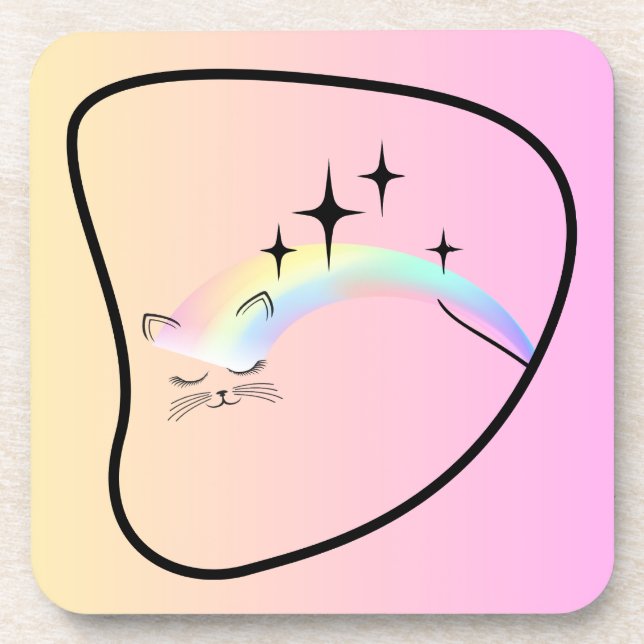 Kitty Untersetzer (Vorderseite)