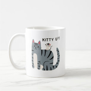 Kitty Up Lustige Katzen Tasse Süße Cartoon Katzen