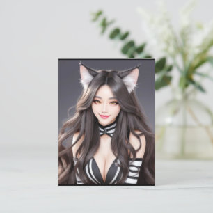 KITTY WAIFU 04 POSTKARTE