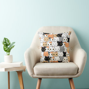 Kitty Wall 16x16 Kissen