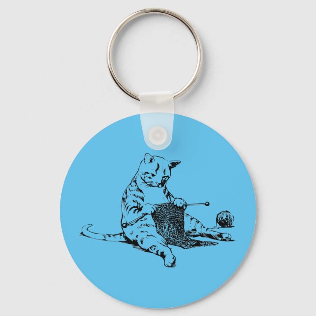 Kitty Wine Charm Schlüsselanhänger (Vorderseite)