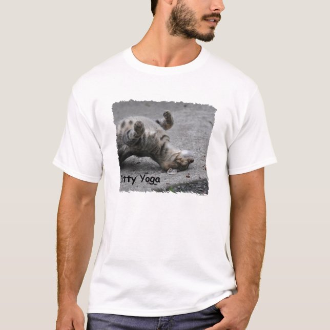Kitty Yoga T-Shirt (Vorderseite)