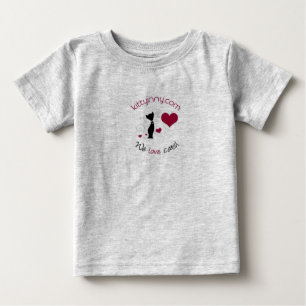 kittyinNY Babybodysuit Baby T-shirt
