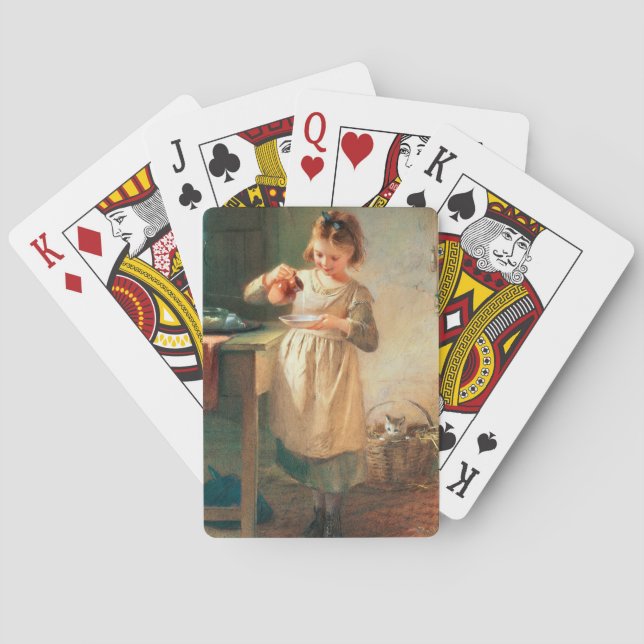 Kitty's Breakfast Spielkarten (Rückseite)