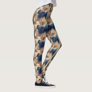 Kitz der französischen Bulldogge Leggings