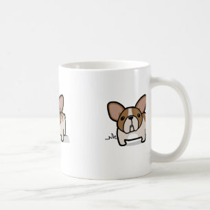 Kitz geschecktes Frenchie Tasse