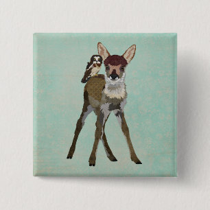 Kitz-u. Eulen-Knopf Button