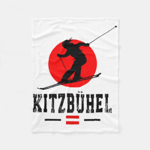 Kitzbühel Austria Ski Resort Alpen Österreich Skif Fleecedecke