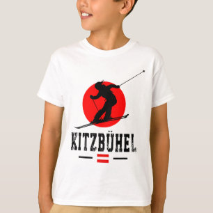Kitzbühel Austria Ski Resort Alpen Österreich Skif T-Shirt