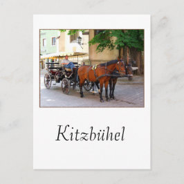 Kitzbühel in Tirol, Österreich — Stadt Postkarte