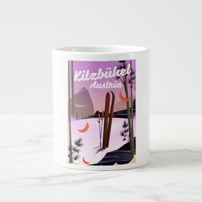 Kitzbühel Österreich Jumbo-Tasse (Vorderseite)