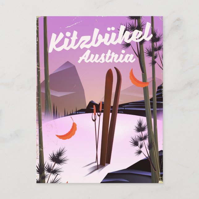 Kitzbühel Österreich Postkarte (Vorderseite)