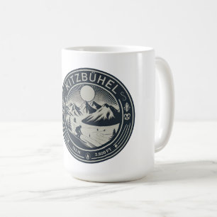 Kitzbühel Stadt Österreich SKI Feriengeschenke Kaffeetasse